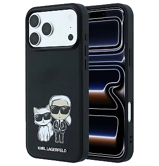 قاب کارل لاگرفلد Karl Lagerfel Smooth MagSafe PU Karl & Choupette Bodies Sketch